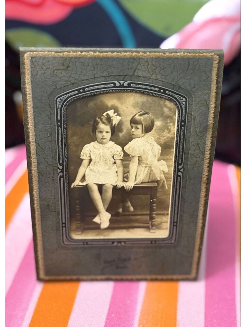 Vintage Portrait  Folder  2 Young Sisters